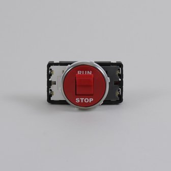 Schakelaar ROOD  (Run/Stop) Bijv. voor Noodrem