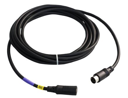 Memco verlengkabel voor Panachrome, 4 meter, Paarse stekker (per kabel)