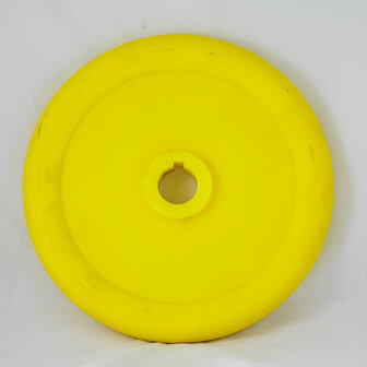 Tornwiel 300/65 x 40/20 mm, borgpen 36/39,3 mm, voor as &oslash;36 mm, PA 6G