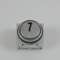 Drukknop BM Macro met Braille, cijfer 7