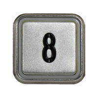 Drukknop BLQ met cijfer 8