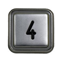 Drukknop BLQ met cijfer 4