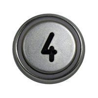 Drukknop BLS met cijfer 4