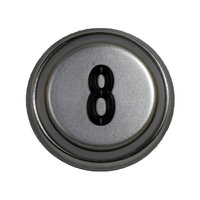 Drukknop BLS met cijfer 8