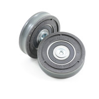 Set (2) Rol bovengeleiding Ø74mm (extern) Vervangt de rollers C144AACP and C144AAIP.