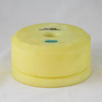 Buffer EN4, Ø165 x 80 mm, met ronde voetplaat