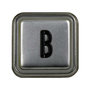 Drukknop BLQ met letter B